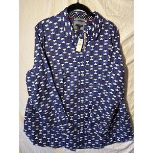 NWT Talbots Long Sleeve 100% Cotton Blouse